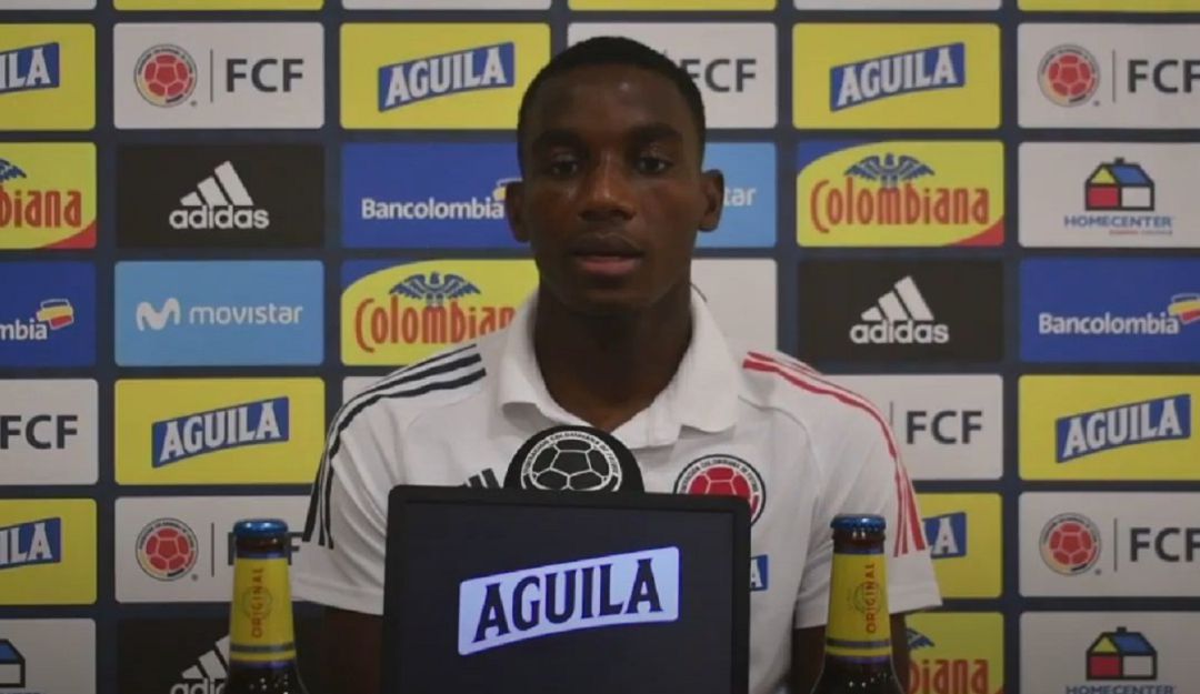 Dairon Mosquera, jugador de Independiente Santa Fe convocado a microciclo de la Selección Colombia.