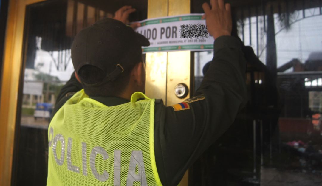 Cierre establecimientos.