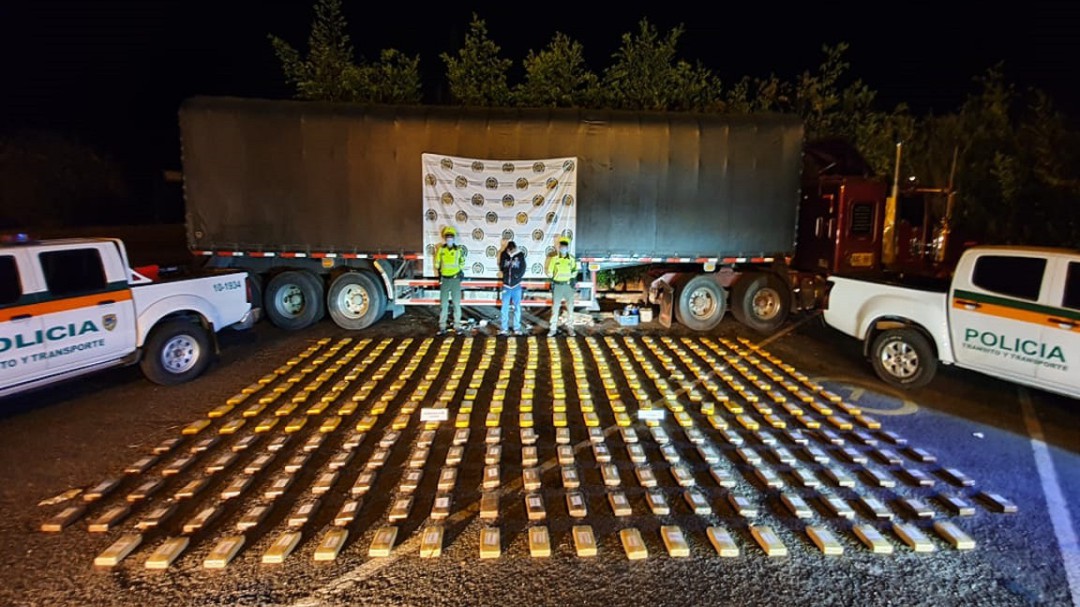 Cae millonario cargamento de clorhidrato de cocaína en las vías del Valle
