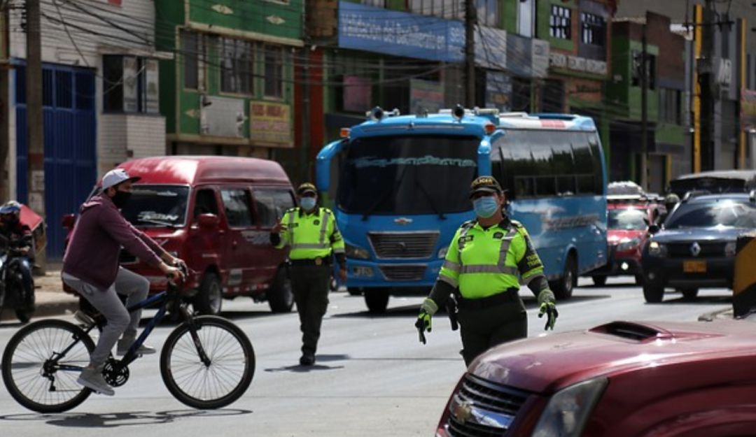 Policía de tránsito.