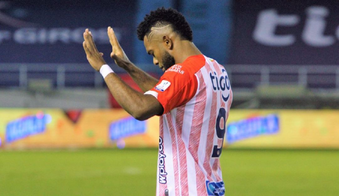 Miguel Ángel Borja sufrió un esguince en el tobillo izquierdo.