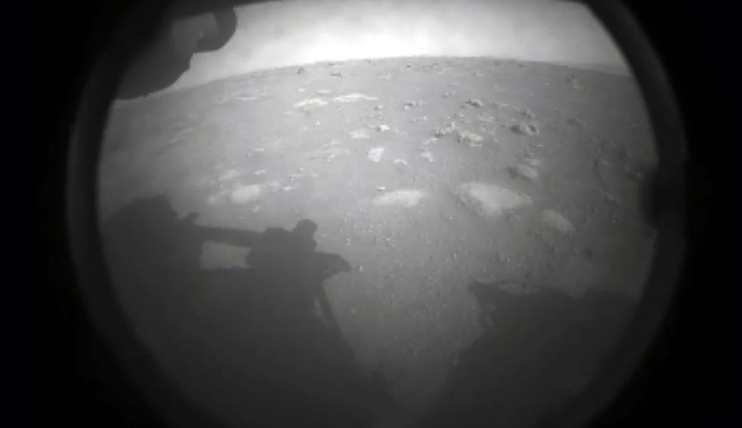 Primera imagen del 'Persevrance' en Marte.
