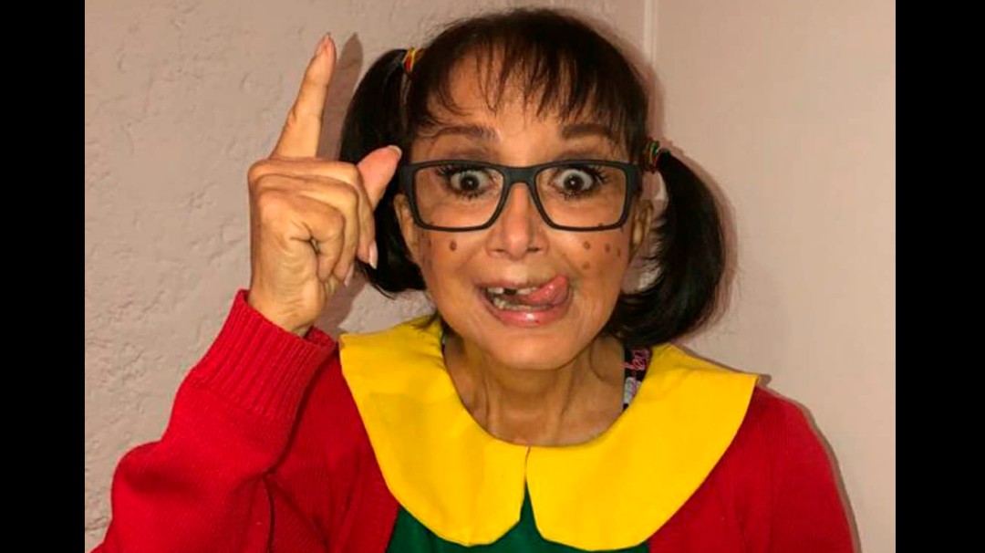 "Y El Chavo detrás de Paty": El cuerpazo de ‘La Chilindrina’ a sus 70 años