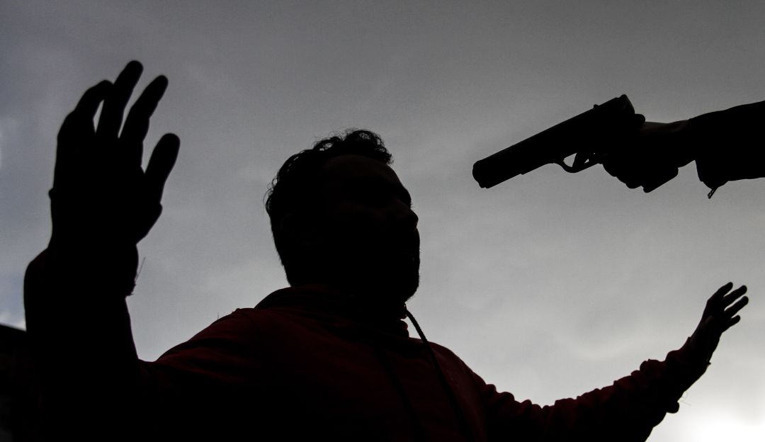 Foto en referencia a asesinato de líderes sociales y defensores de Derechos Humanos