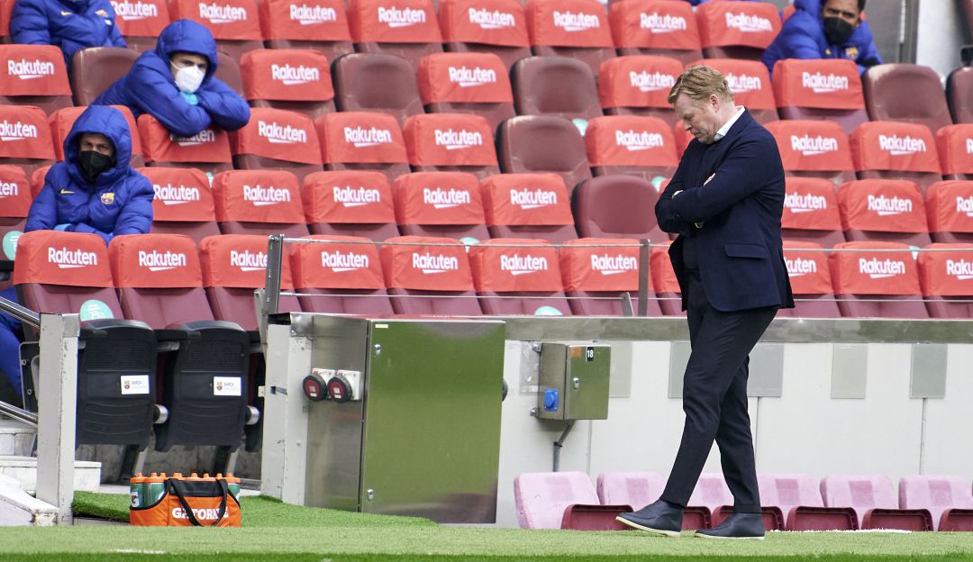 Ronald Koeman decepcionado tras empate del FC Barcelona ante Cádiz CF
