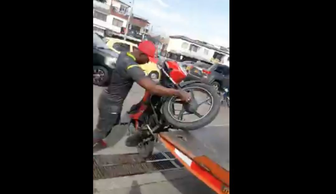 Operativo de tránsito al oriente de Cali