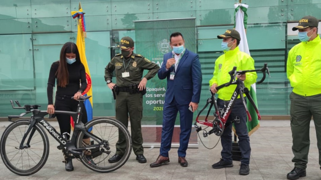 Recuperan bicicletas que le habían robado al ciclista Brandon Rivera