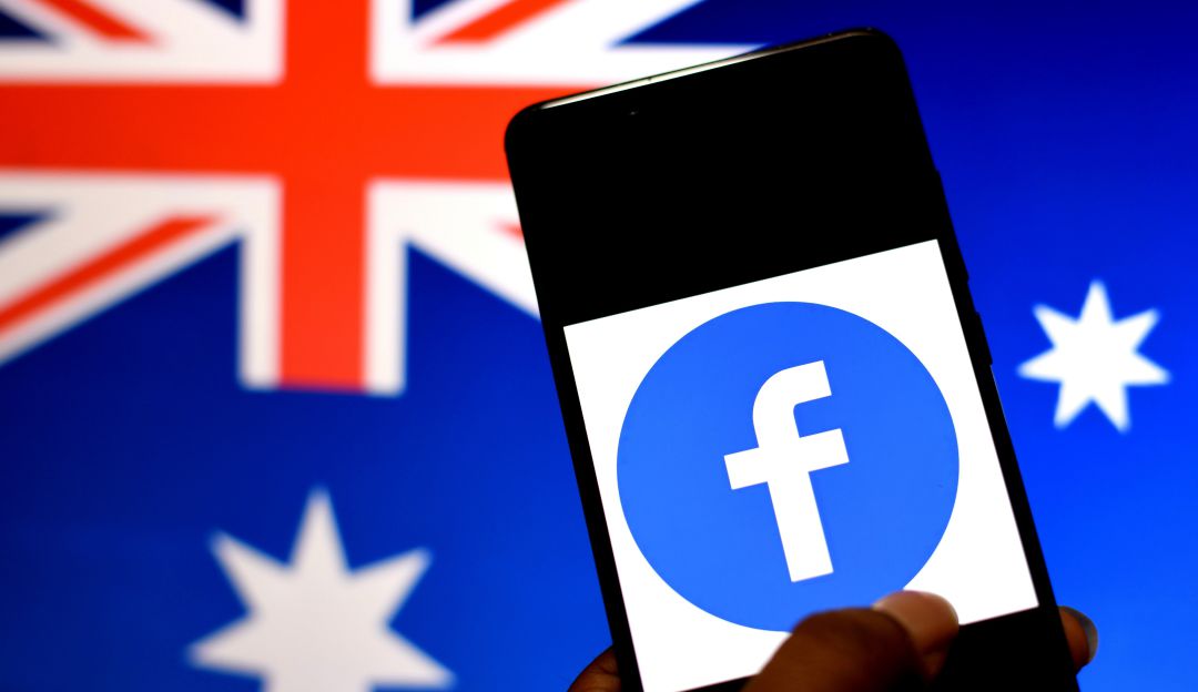 Facebook en Australia.