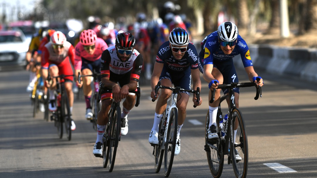 Fernando Gaviria fue noveno en la cuarta etapa del UAE Tour