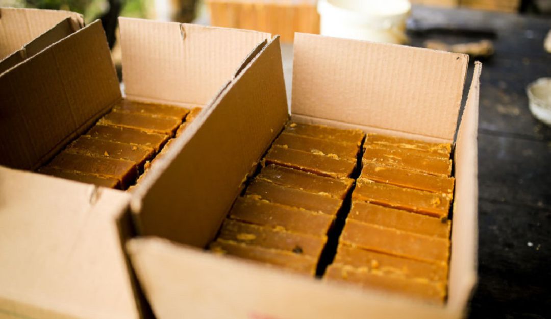 Panela colombiana.