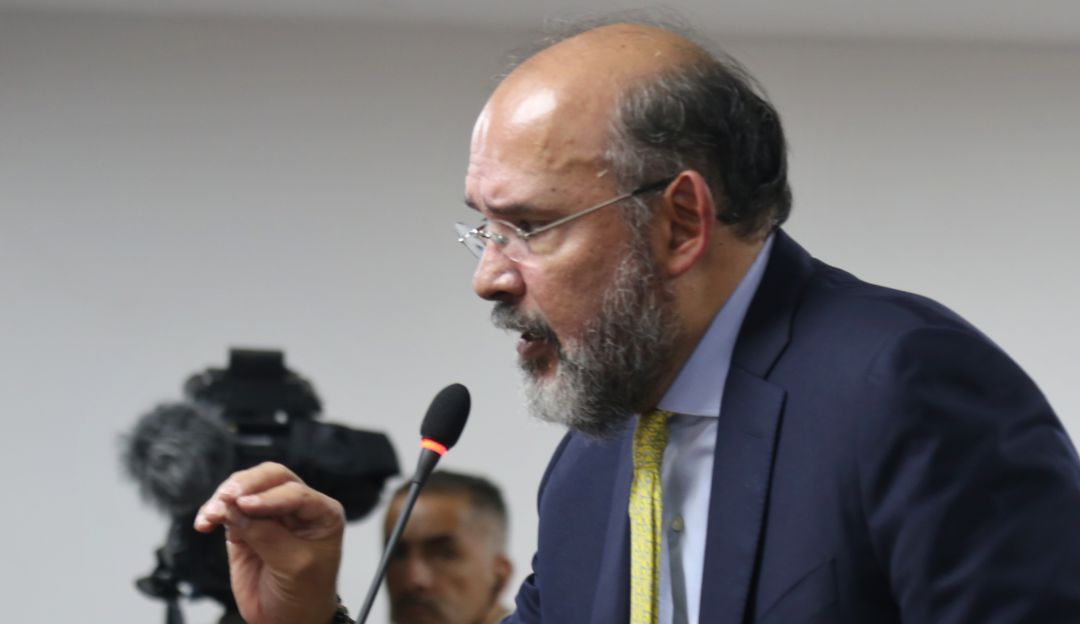 Francisco Ricaurte en el juicio de magistrado Gustavo Malo por 'Cartel de la Toga