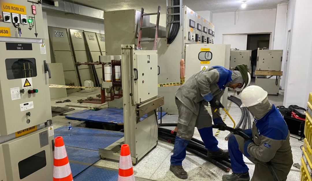 Trabajos para superar la emergencia en la subestación Ciudadela.