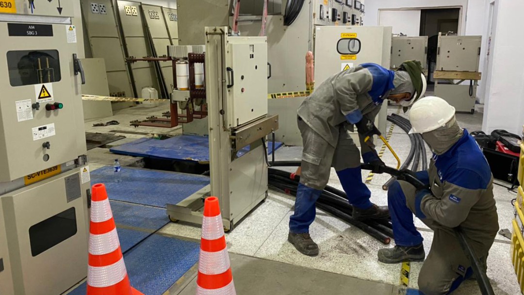 Aire avanza en labores para reestablecer el servicio de energía