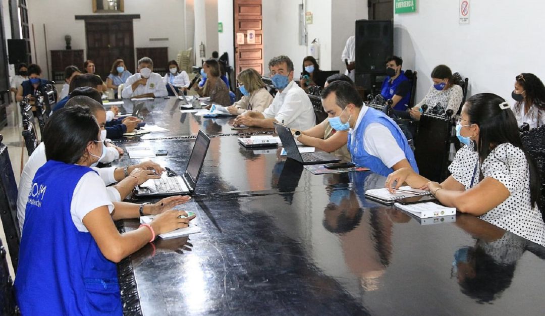 La instalación de la mesa se realizó en el Palacio de la Aduana