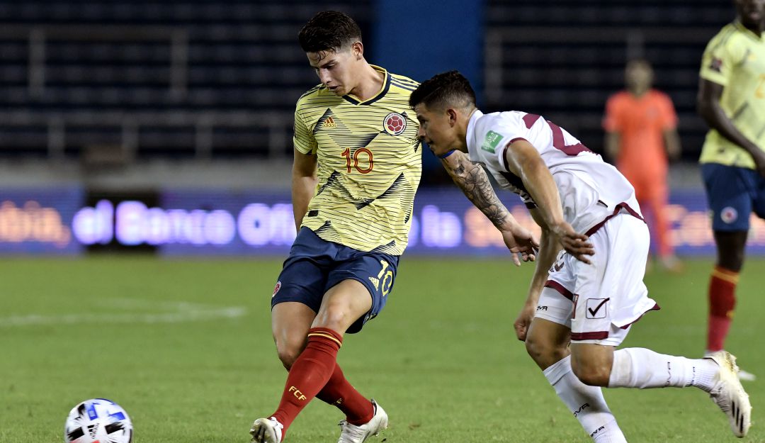 Colombia debutó ante Venezuela en la primera fecha de las Eliminatorias.