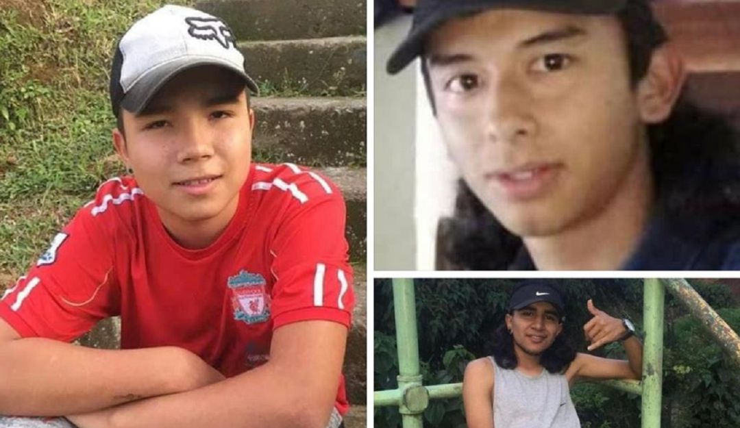 Varios de los jóvenes desaparecidos en Antioquia. Las imágenes se publican con autorización de sus familiares.
