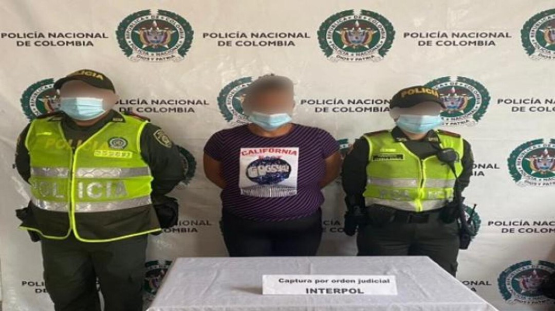 En Santa Rosa de Cabal capturan una mujer requerida por la Interpol