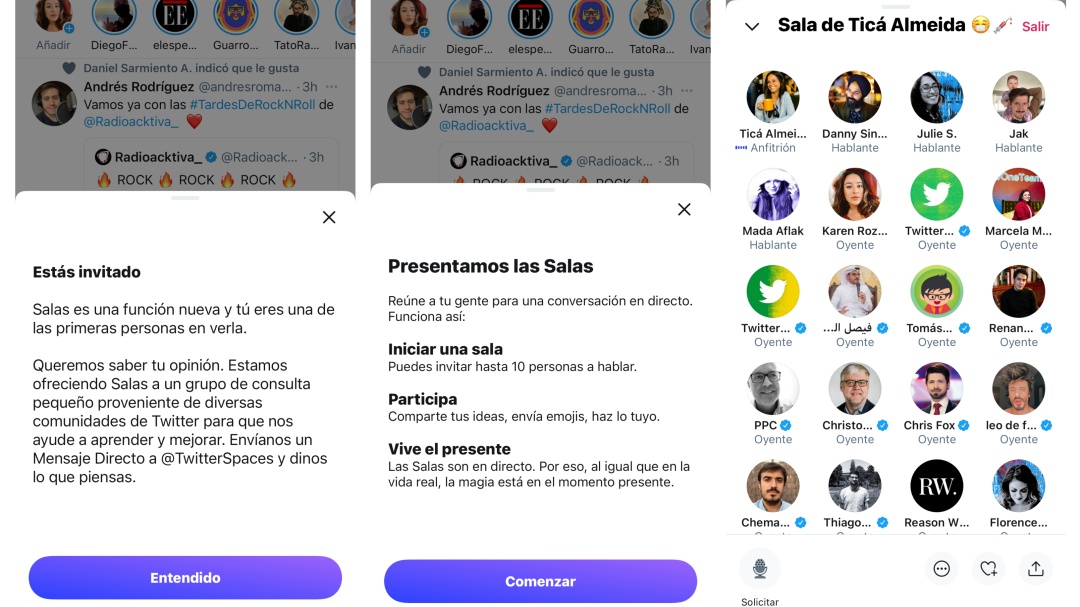 Spaces: ABC sobre la nueva función que llega para diferenciar a Twitter