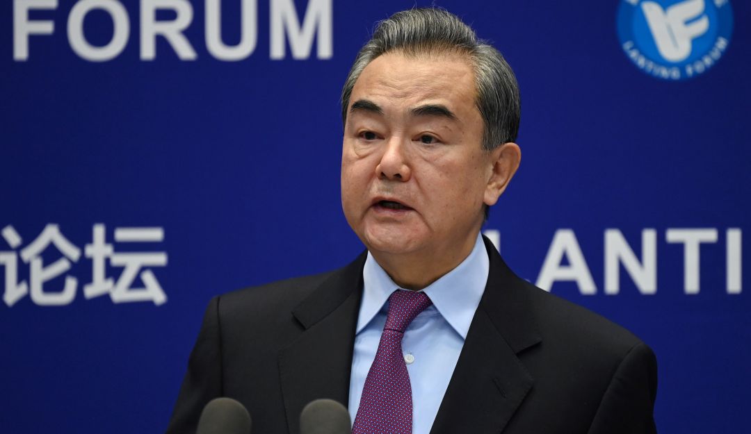 El canciller chino, Wang Yi.