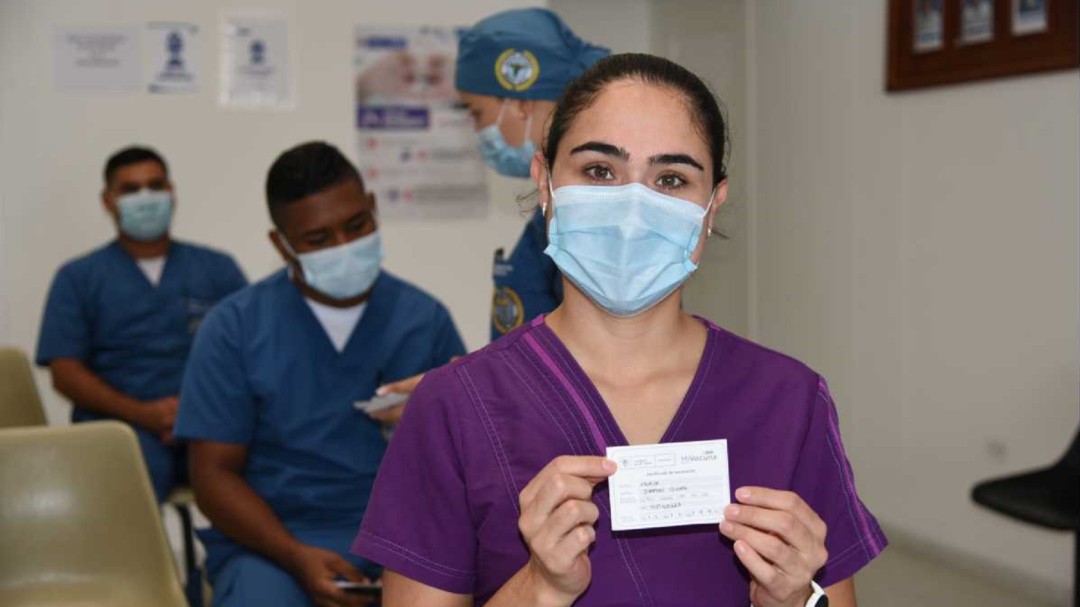 Personal en la ENAP de Cartagena recibió vacuna contra el COVID-19