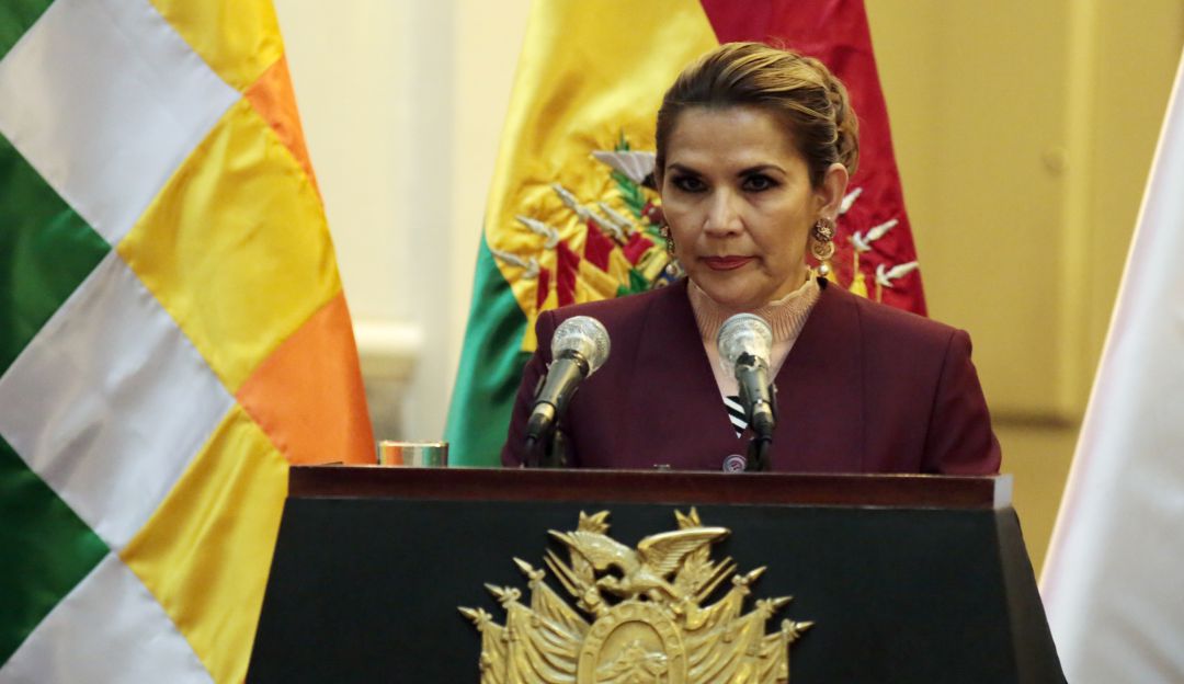 Foto de Jeanine Áñez