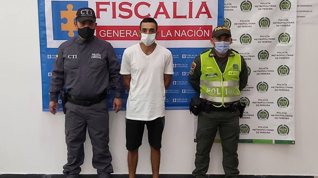 Capturan a miembro de la banda criminal 'La huesuda' en Pereira