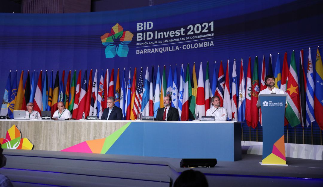 Instalación Asamblea anual gobernadores del BID 2021