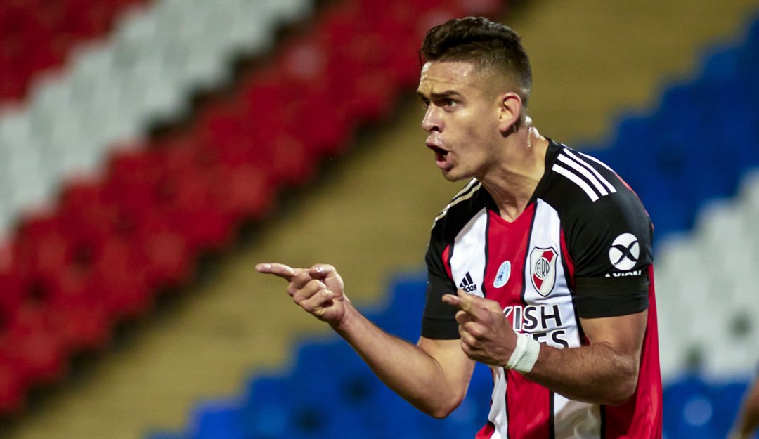 Rafael Santos Borré: “River me hace muy feliz”.
