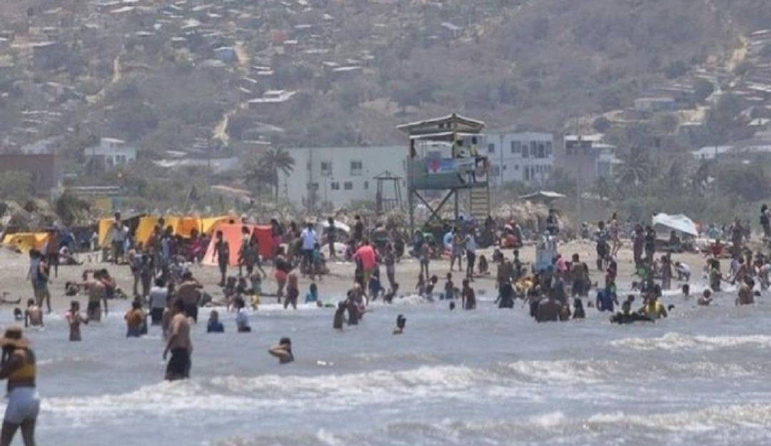 Las playas de Puerto Colombia.