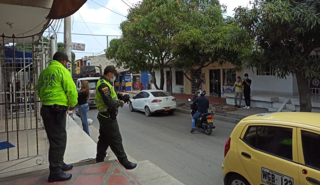 El sector donde está ubicado el apartaemnto donde fue apuñaleada la menor de 16 años.