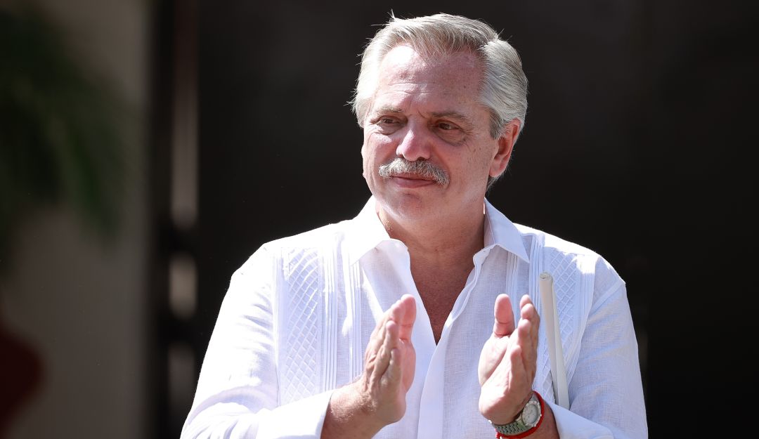 El presidente argentino, Alberto Fernández
