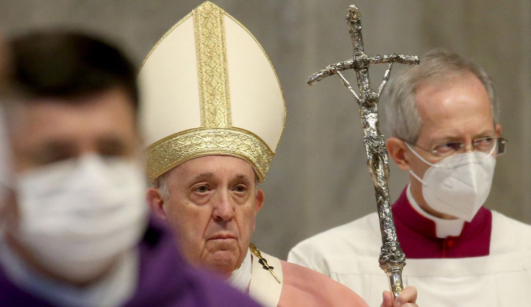 El papa Francisco en una ceremonia en el Vaticano