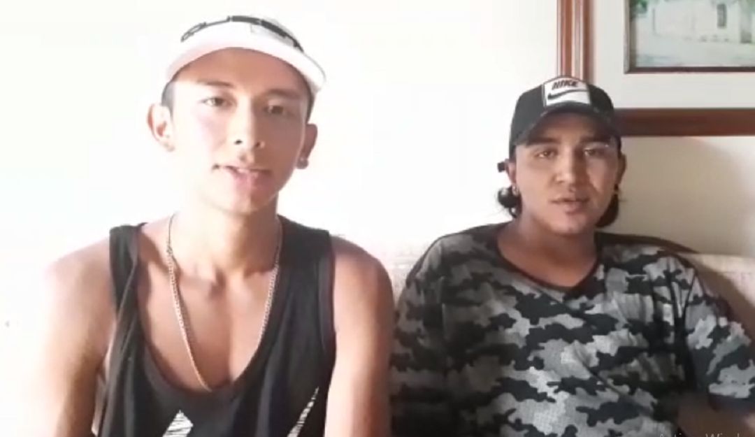Dos de los caldenses liberados en Antioquia.