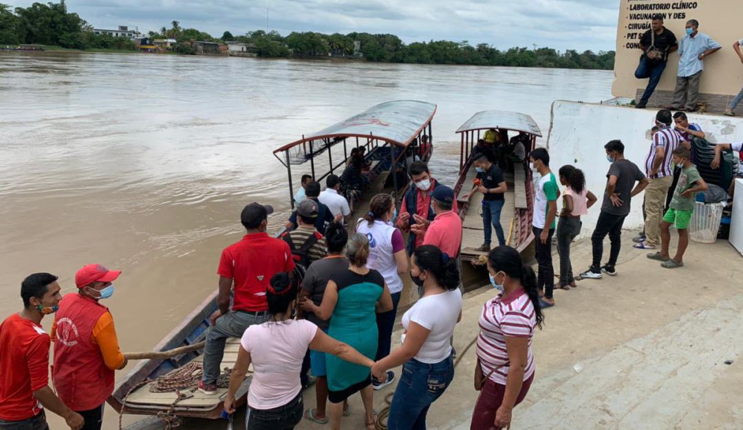 Personas desplazadas de Venezuela que han llegado a Arauca