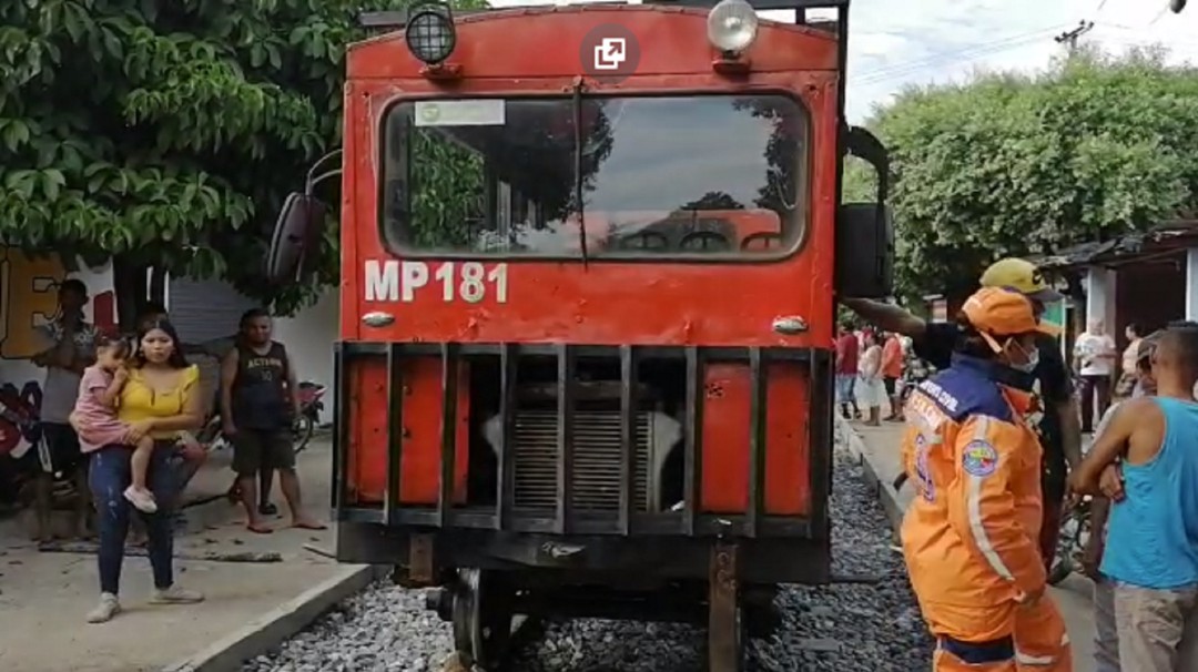 VIDEO: Adulto murió arrollado en las vías del tren en Puerto Wilches