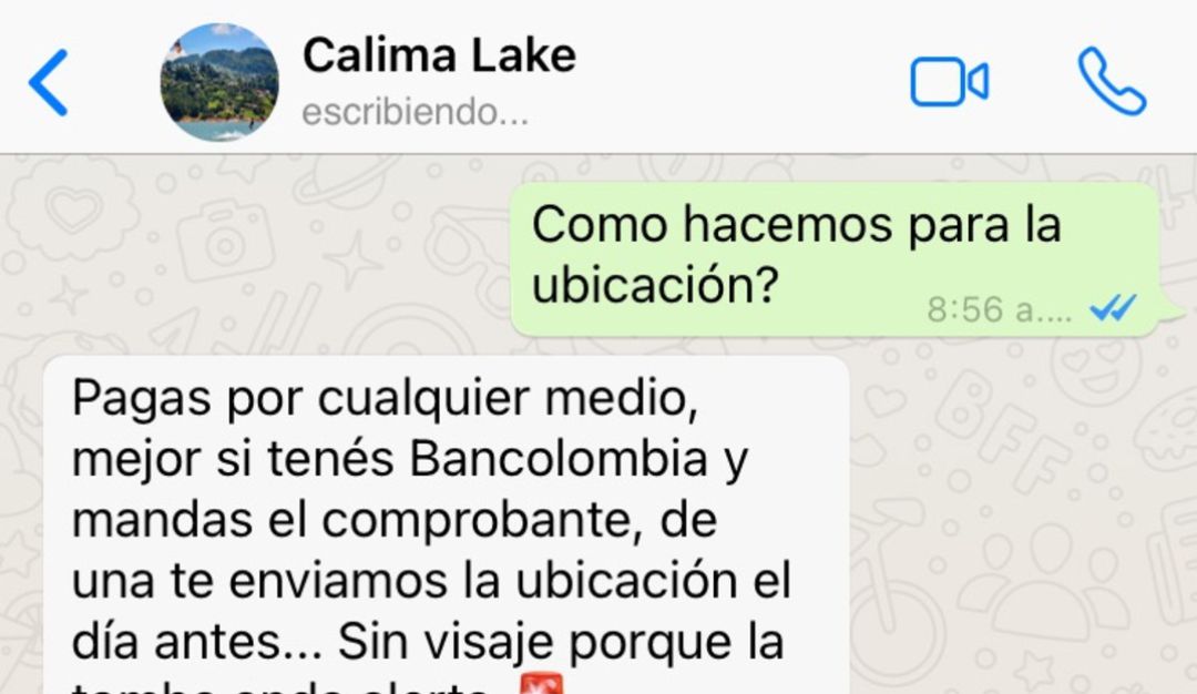 Chat de WhatsApp