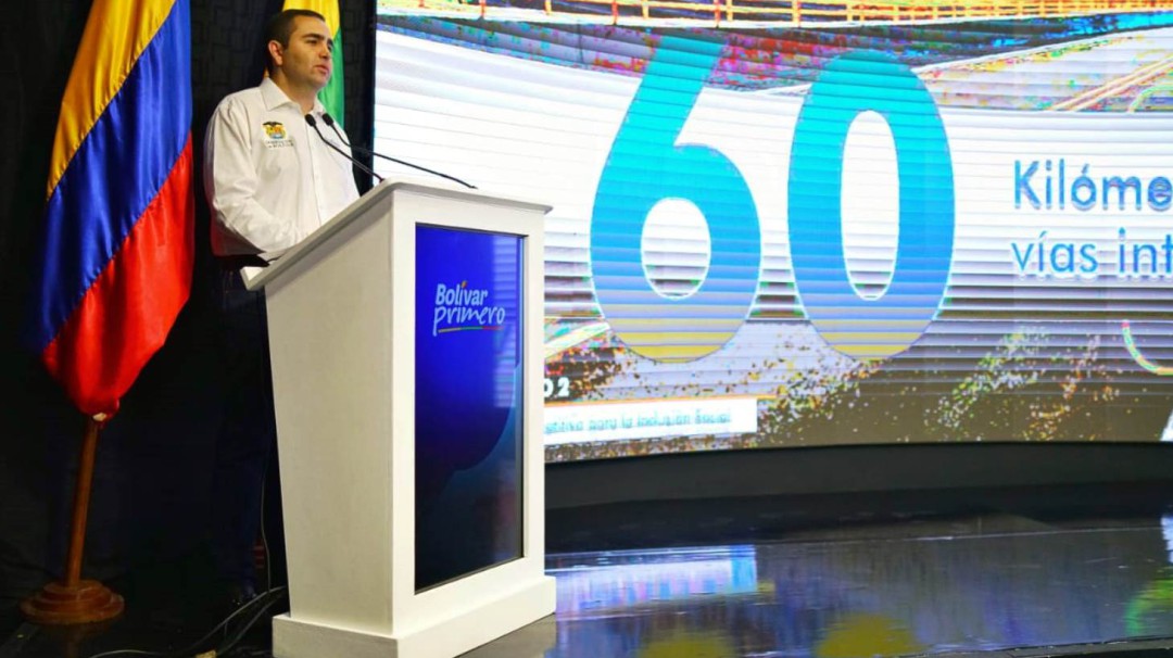 Bolívar destaca atención en salud, a víctimas y obras durante el 2020