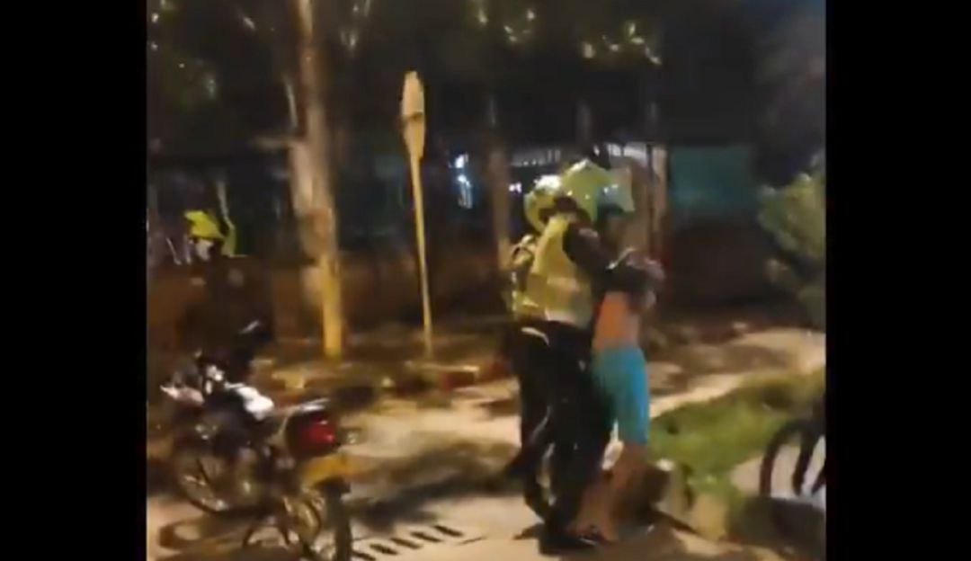 Uno de los casos de presunto abuso policial