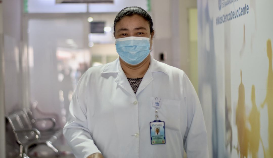 Sara De La Cruz, coordinadora del Hospital de Baranoa. Q.E.P.D.