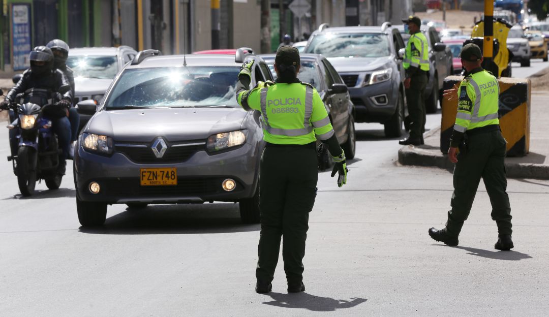 Los manifestantes fueron dispersados por la Policía