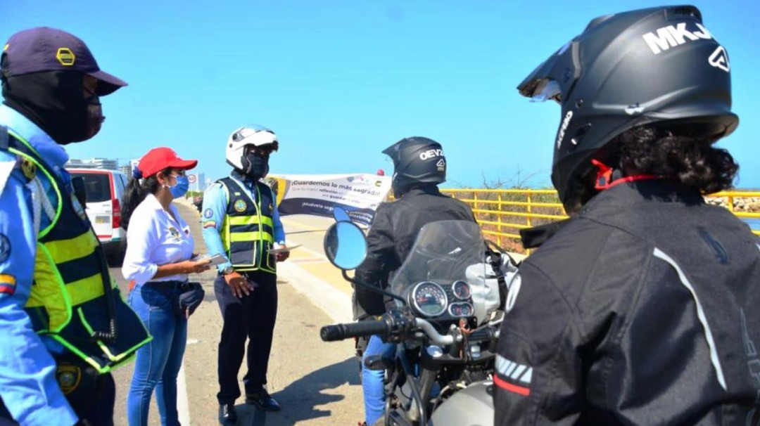 En Cartagena dan recomendaciones de seguridad vial por parte del DATT