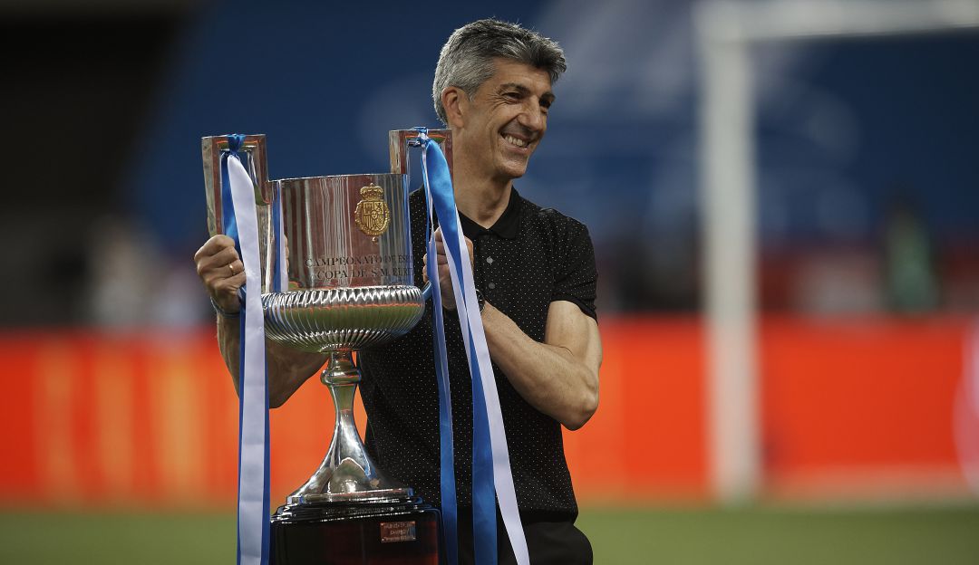 Imanol Alguacil, entrenador de la Real Sociedad