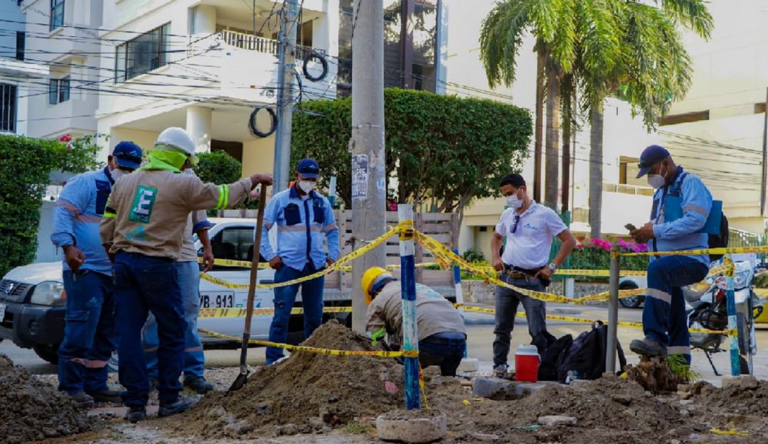 Según Aguas de Cartagena, la situación se presentó con el hotel Palma Bahía ubicado en el sector turístico de Bocagrande