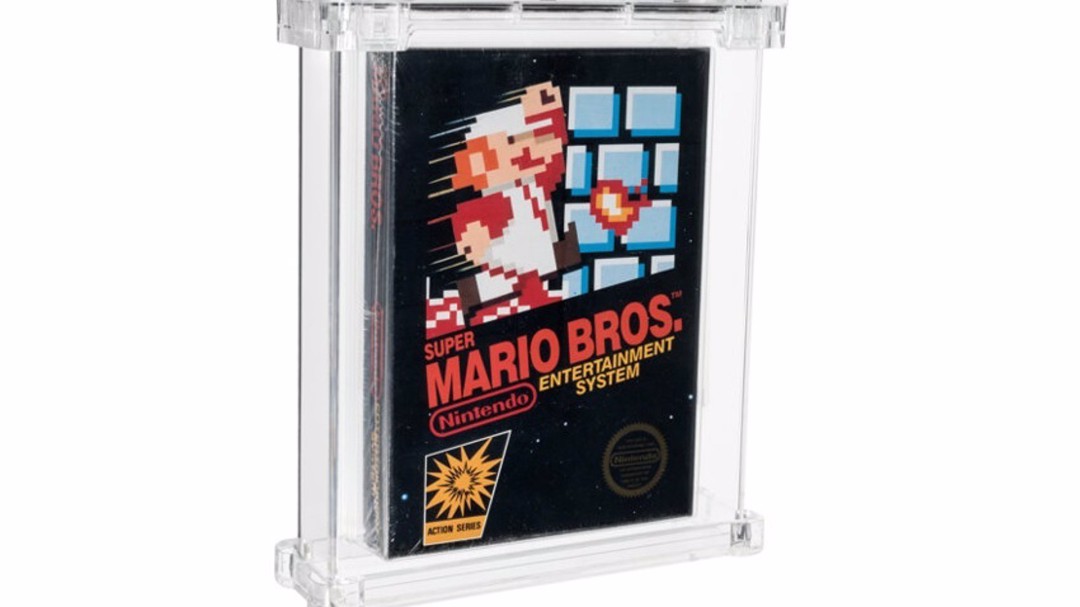 Copia de Super Mario Bros. fue subastada por 660.000 dólares