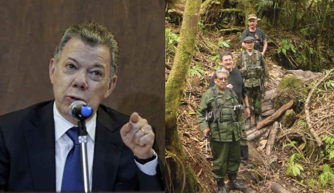 Expresidente Juan Manuel Santos y el ELN