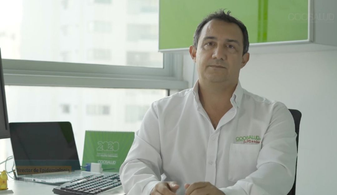 Enrique Mazenett, director de Epidemiología de Coosalud EPS