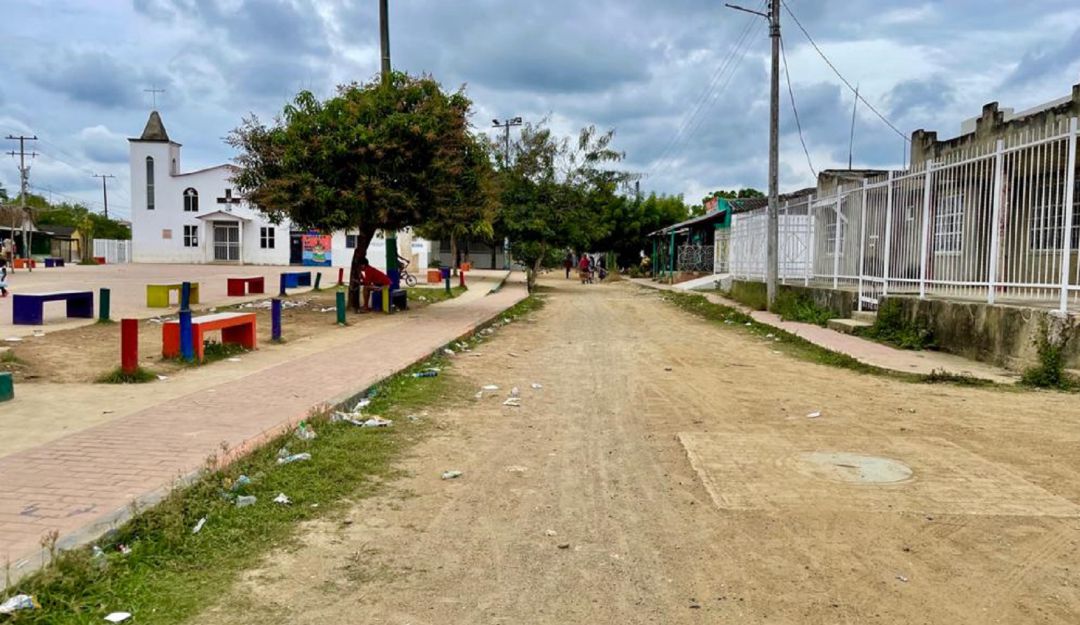 Dentro de las obras se encuentra un kilómetro de la calle principal