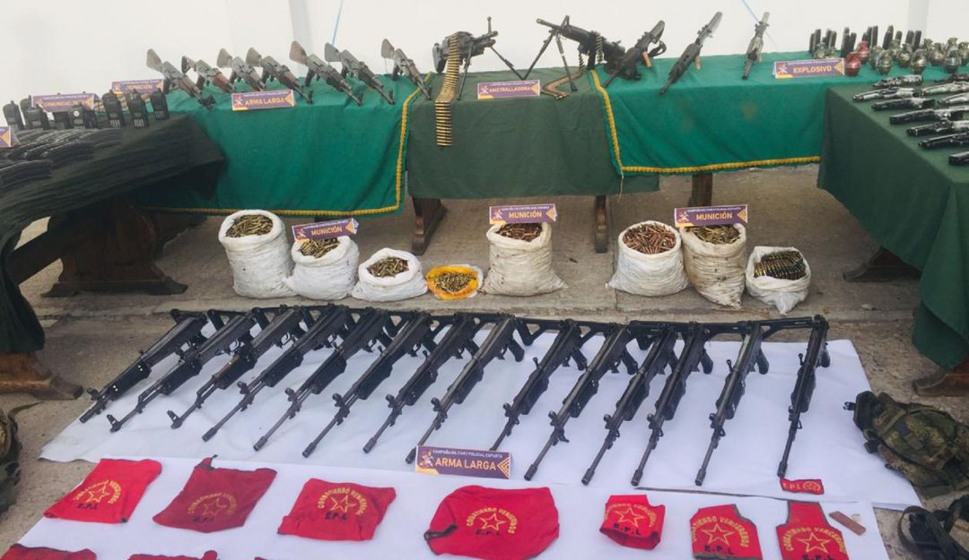 En dos años de operación 'Esparta' se han incautado 154 armas (73 largas, 80 cortas y una ametralladora).