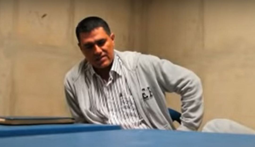 Foto tomada de la decalración que el testigo Juan Guillermo Monsalve le entregó al senador Iván Cepeda