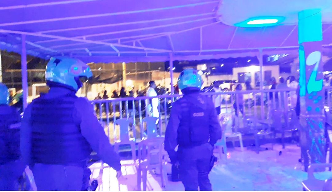 Se le aplicó suspensión inmediata de la actividad aplicada en establecimiento comercial ubicado en el sector El Wio, en el barrio San Francisco